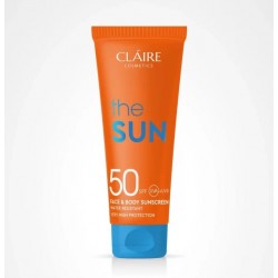Водостойкий солнцезащитный крем Claire The Sun — защита для лица и тела, купить в ЛНР оптом